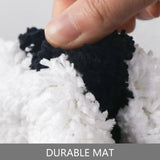 Velveté “Get Naked” Bath Rug – Luxury Microfibre Shaggy Bathroom Mat | Non-Slip Modern Bathroom Décor