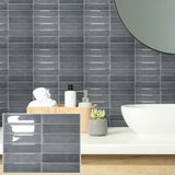 MetroTile Peel & Stick Wall Panels – Waterproof PVC Splashback Tiles | Modern Self-Adhesive Décor