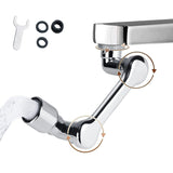 FlexFlow 1080 Swivel Tap Extender – Universal Dual Spray Faucet Attachment | Multi-Angle Water Saving Arm