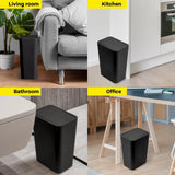 PureTouch Compact Bathroom Bin – 10L Push Lid Waste Bin | Modern Hygienic Home Design