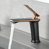 Veloura Luxe Basin Mixer Tap – Contemporary Brass Bathroom Faucet | Premium Hot & Cold Single Lever Design