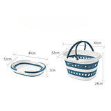 FlexStore Foldable Laundry Basket – 16L Collapsible Storage Tub | Space-Saving Multi-Purpose Carrier