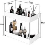FlexiStore Under-Sink Organiser – Pull-Out Cabinet Storage Rack | Multi-Level Kitchen & Bathroom Drawer System