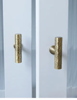 Atelier Forge Hammered Brass Handles – Vintage Bronze Cabinet Pulls | Artisan Furniture Hardware