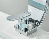 CascadeLine Waterfall Basin Mixer – Luxury Brass Bathroom Faucet | Modern Single Lever Sink Tap