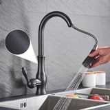 AurumFlex Luxe Kitchen Mixer – Pull-Down Gold Faucet | Solid Brass 360° Swivel Sink Tap
