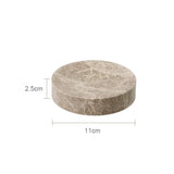 Valdore Emperador Marble Bathroom Accessories Set – 7-Piece Natural Stone Luxury Collection | Spa-Inspired Bathroom Décor