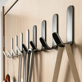 Novalith FlexiGrip 6-Pack Self-Adhesive J-Hooks – Heavy-Duty Waterproof Wall Hooks | No-Drill Multi-Purpose Organisers for Bathroom, Kitchen & Home