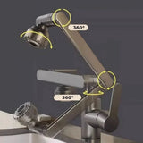 FlexJet 1080 Swivel Tap Extender – Dual Spray Faucet Arm | Multi-Angle Water Saving Attachment