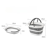 FlexStore Foldable Laundry Basket – 16L Collapsible Storage Tub | Space-Saving Multi-Purpose Carrier
