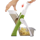 PrepEase Multi-Cut Vegetable Chopper – Adjustable Stainless Steel Food Dicer & Manual Kitchen Slicer