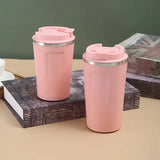 ThermaGo 380/510ml Insulated Travel Mug – 304 Stainless Steel Vacuum Cup | Leak-Resistant Lid | Portable Coffee Flask