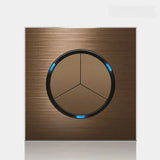 VeronaVolt Vintage Wall Switch & Socket – Coffee Bronze Electrical Outlet | Retro LED Power Plate