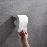 MetroRoll Adhesive Tissue Holder – Stainless Steel Toilet Paper Rack | Extended No-Drill Bathroom Organiser