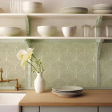 ArtTiles 10-Piece Abstract Matte Tile Sticker Set – Waterproof Peel-and-Stick Vinyl Décor for Kitchen & Bathroom