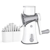 ChefMaster Rotary Prep Pro – 5-in-1 Stainless Steel Cheese Grater & Vegetable Slicer | Multifunction Kitchen Cutter