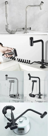 SteelFlow Pro360 Utility Faucet – 3040 Stainless Steel Swivel Tap | Cold Water Kitchen & Outdoor Sink Mixer