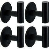 StickMount Adhesive Wall Hooks – Stainless Steel No-Drill Towel & Robe Holder | Modern Space-Saving Storage