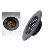 CleanDrip Pro Black Stainless Steel Sink Strainer – Heavy-Duty Drain Hair Catcher with Lift Handle