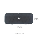 SplashGuard Sink Mat – Silicone Faucet Splash Protector | Water-Absorbing Countertop Drying Pad