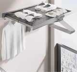 AeroFold Wall Storage Rack – Foldable Aluminium Coat & Towel Organiser | Modern Space-Saving Wall Hook