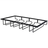 Cellaro Under-Cabinet Glass Rack – Hanging Wine & Cocktail Glass Holder | Space-Saving Bar Organiser