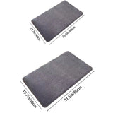 AquaVelours Super Absorbent Bath Mat – Ultra-Soft Coral Velvet, Non-Slip & Quick-Dry Comfort Rug