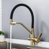 PureStream 3-Way Kitchen Mixer Tap – Filtered Water Faucet | 360° Swivel Hot & Cold Sink Mixer