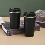 ThermaGo 380/510ml Insulated Travel Mug – 304 Stainless Steel Vacuum Cup | Leak-Resistant Lid | Portable Coffee Flask