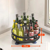 SpinVault Rotating Spice Organiser – 360° Kitchen Storage Carousel | Non-Slip Countertop Rack