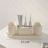 KaoriStone Wabi-Sabi Bathroom Accessories Set – Natural Stone Spa Collection | Minimalist Luxury Vanity Décor