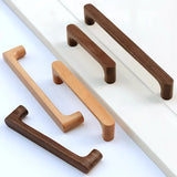Houten Meubelknop – Beuken- of Walnoothout | Schattig Design | Inclusief Schroeven