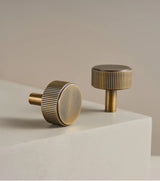 Valmere Brass T-Bar Cabinet Handles – Antique Brass Furniture Pulls | Luxury Modern Hardware
