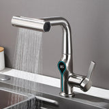 AquaSense Waterfall Basin Mixer – Digital Temperature Display Bathroom Faucet | Adjustable Luxury Sink Tap