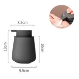 Veloura CasaCeram Refillable Soap Dispenser – Premium 300 ml Ceramic Pump Bottle for Bathroom & Kitchen