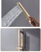 Elevare SlideRail Shower Set – Adjustable Stainless Steel Handheld Shower System | Modern Water-Saving Bathroom Upgrade
