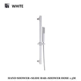 Elevare SlideRail Shower Set – Adjustable Stainless Steel Handheld Shower System | Modern Water-Saving Bathroom Upgrade