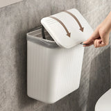 FormaWall Compact Waste Bin – Wall-Mounted Bathroom & Kitchen Bin | Multi-Function Storage Design