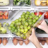 ClearNest Fridge Storage Drawer – Transparent Under-Shelf Refrigerator Organiser | Space-Saving Food Container
