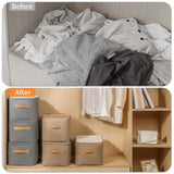 ClosetNest Foldable Clothing Organizer – Wardrobe Storage Organizer | Maximize Closet Space | Reinforced Fabric Storage Bin