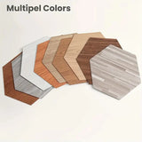 Virello Hexagon Tile Panels – Waterproof Peel & Stick 3D Wall Decals | Modern PVC Floor & Wall Tiles