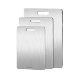 TitanEdge Reversible Cutting Board – 316 Stainless Steel Chopping Surface with Titanium Finish | Hygienic Kitchen Prep Board