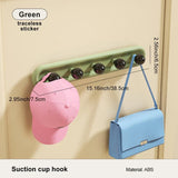 VivaPop Suction Wall Hooks – Colourful Drill-Free Bathroom & Kitchen Hangers | Modern Ball Design Storage Hooks