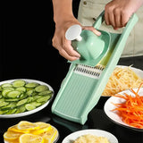 PrepGlide Multi-Cut Slicer – Handheld Vegetable & Fruit Cutter | Stainless Steel Kitchen Prep Tool