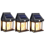 SolarGlow Motion Sensor Wall Light – IP65 Waterproof Solar Garden Lamp | 3 Lighting Modes | Decorative Tungsten Filament LED