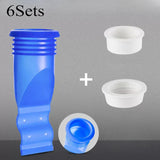 FlowSeal Drain Backflow Stoppers – 6-Piece Anti-Odour Floor Drain Valve Set | Insect & Backflow Protection