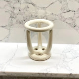Fjordéa Ceramic Toothbrush Organiser – Minimalist Bathroom Holder | Scandinavian Countertop Storage