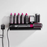 AeroVault Dyson Airwrap Wall Organiser – Stainless Steel Storage Rack | No-Drill Double-Layer Styling Holder