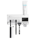 Velora Pure UV Toothbrush Sanitiser – Solar-Powered Wall-Mounted Steriliser & Automatic Toothpaste Dispenser