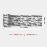 Miravelle Mosaic Trim Panels – Waterproof Peel & Stick Wall Décor | Flexible Kitchen & Bathroom Backsplash Strips